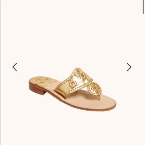Jack Rogers Gold Jacks Sandal